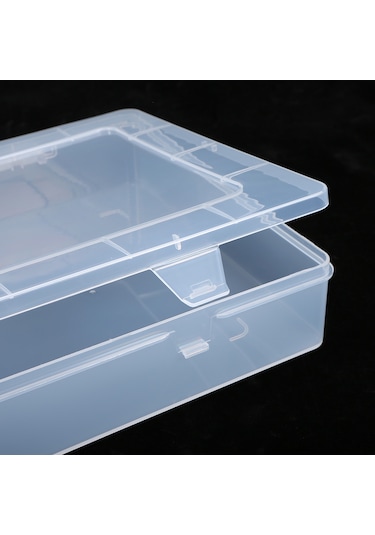 Ximistore9 Hafif Ve Pratik Pp Plastik Kapaklı Dikdörtgen İpad Ve Defter Saklama Kutusu Diğer