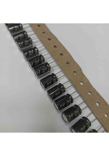 10mf 200v 10x15 Elko Kondansatör 100 Adet