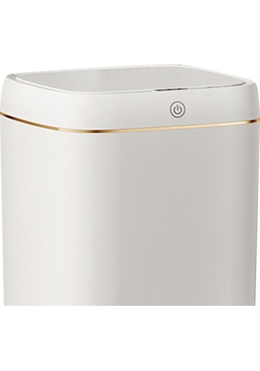 Pazly Suntek Sensör Ofis Mutfak Için Çöp Beyaz Banyo 13-litre 13l Ld Beyaz