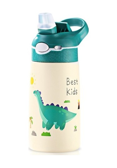 400ml Çocuk Termal Şişe Unicorn Su Şişesi Soğuk Su Şişesi Taşınabilir Seyahat Okul Su Şişesi Çocuklar Için Ücretsiz Bpa Bv9ykg Yeşil