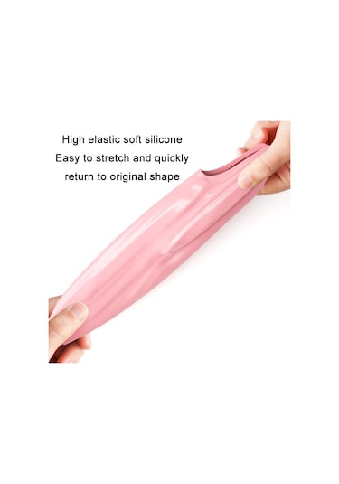 Wave Su Geçirmez Düz Renk Kulak Koruyucu Silikon Yüzme Bonesi, Renk: Beyaz