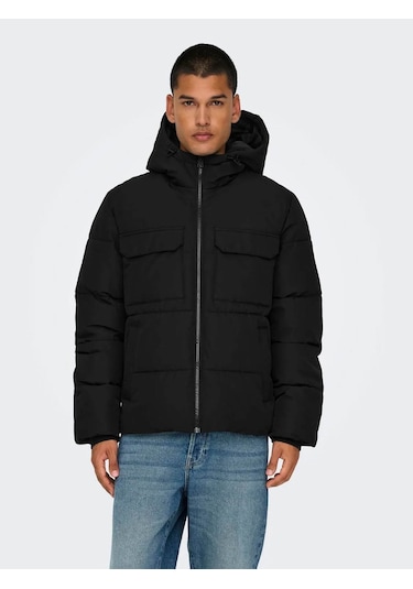 Only & Sons Erkek Mont Siyah 22029661 Onselıjah Pckt. Hood Jacket Otw Noos 25kw21000040 W21002 Siyah Only & Sons Erkek Mont Siyah 22029661 Onselıjah Pckt. Hood Jacket Otw Noos 25kw21000040 W21002 Siyah