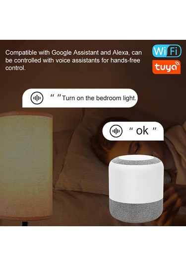 Teltree St-63t Akıllı Wifi Kesici: Akıllı Telefon İle Uzaktan Kontrol, Zamanlı Açma-kapama, 63a Akım, 90-360v, Plastik, St-63t Modeli 1-gang