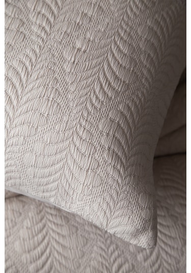 Apricitas Home Bourbon Bej Tek Kişilik Yatak Örtüsü Seti