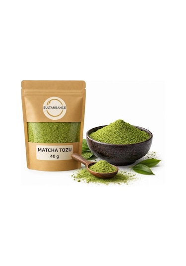 Matcha Tozu 40 Gr %100 Saf Doğal Matcha Premium Yeşil Çay Tozu