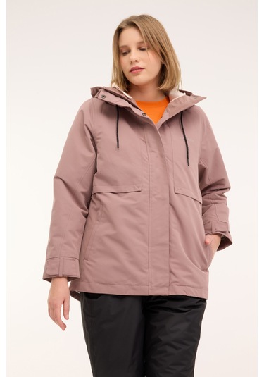 Lumberjack Wl Zoe 2urb4 4pr Kahverengi Kadın Kısa Kaban 000000000101782466 Kahverengi