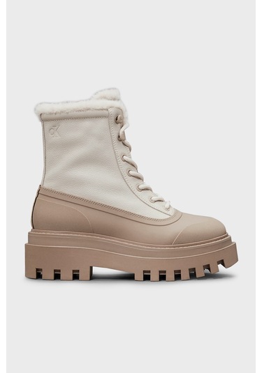 Calvin Klein Bayan Bot Yw0yw01557 0hg Bej Bej