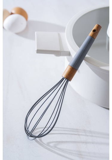 Evero Silikon Çırpıcı - 25 Cm Gri