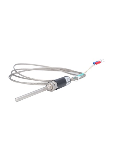 Tenfowee K Tipi Termokopül Sensörü, 100mm Düz Saplı, Nikel-krom Gövde, 0-800 C Sıcaklık Ölçümü, Pıd Kontrolcü Uyumlu, Endüstriyel Kullanım