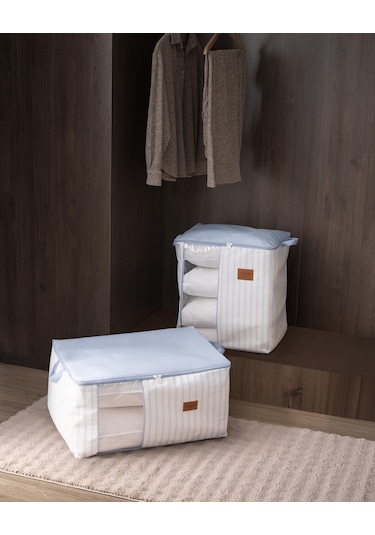 Nuage 2'li Pencereli Hurç - Beyaz/açık Mavi Çok Renkli