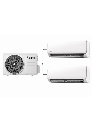 Airfel Vista Serisi 2LMX50 9 + 12 Dış(18 BTU)  İç(18BTU) Multi Split Klima