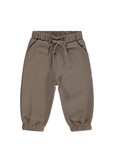 Civil Baby Müslin 6-18 Ay Pantolon - Kahverengi Acı Kahve