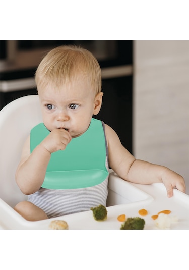 Babyco Silikon Mama Önlüğü - Yeşil