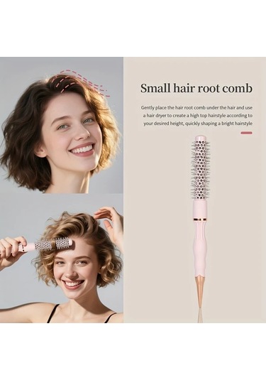 Willowhaven 25mm Yuvarlak Saç Fırçası Seti Profesyonel Kurutma Fön Fırçası