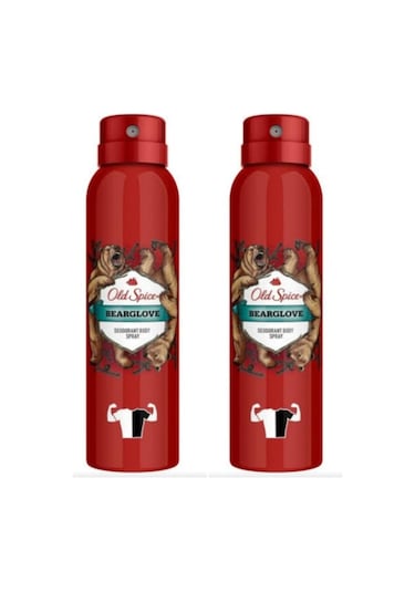 Old Spice Bearglove Erkek Sprey Deodorant 150 ML x 2