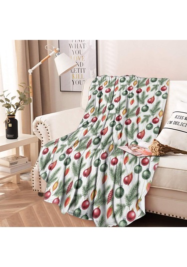 Noel Desenli 47 İnç Yuvarlak Flanel Battaniye, Yetişkin Ve Çocuk İçin, Yumuşak, Rahat Ve Hafif Noel Süs Eşyası Çam Ağacı