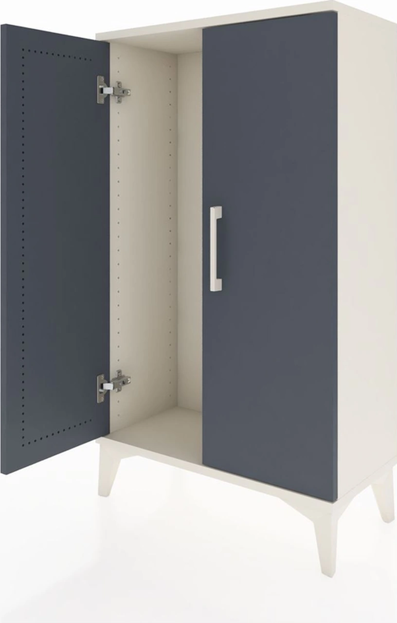 Arges Komodin 2 Kapaklı 60x30x106 Aytaşı-antrasit Aytaşı