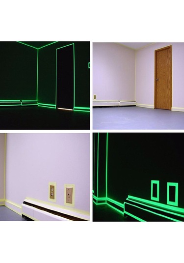 Karanlıkta Işık Veren Fosforlu Şerit Bant 4 Metre