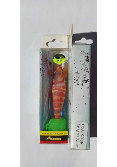 Glow Squid Jig 10 Cm Fosforlu Kalamar Zokası 5'li Set