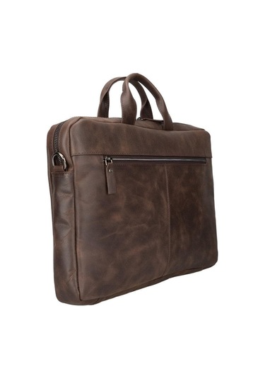 Soriel Leather Business Briefcase / Laptop Case 16" Çok Renkli