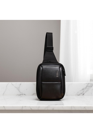 Tek Askılı Bodybag Erkek Sırt Çantası Baggaj Cs24155 Siyah