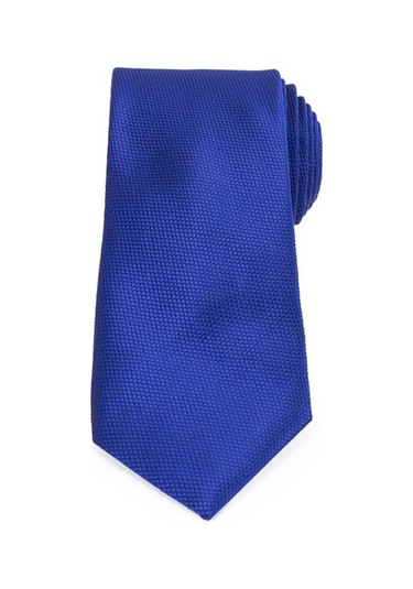 Tudors Klasik Mendilli Kendinden Desenli Erkek Kravat - Mavi (301542849) Mavi