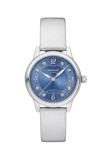 Montblanc Boheme Automatic Date 30 Mm Otomatik Saat 133306 Mavi