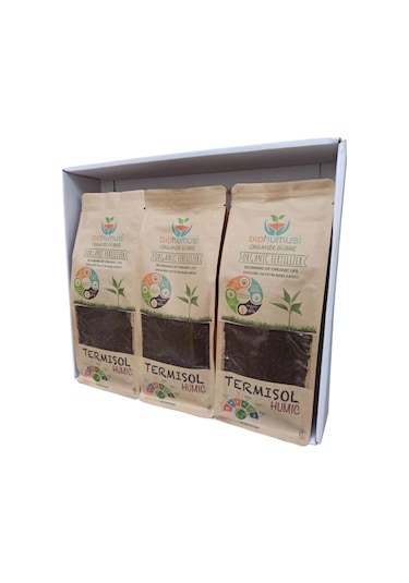 Organik Bitki Besin Gübresi Biohumus Humic 1250 Ml 3 Adet Set
