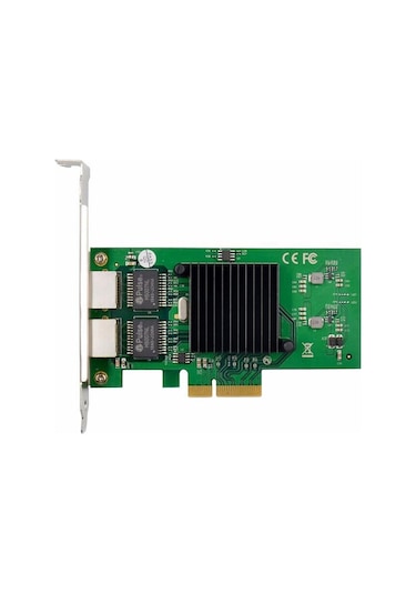 PCIE X4 çift RJ45 Gigabit Ethernet sunucu çift bağlantı ethernet kartı