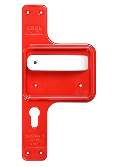 Bariyerli Güvenli Ve Kırılmaz Kapı Kolu 10 Adet( 56 Renk )