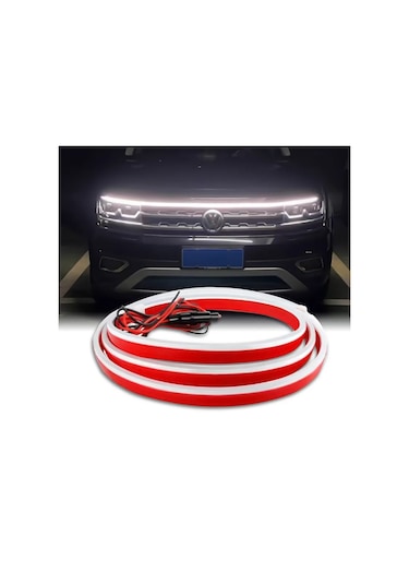 Renault Megane 2 Kaput Ledi, Gündüz Ledi, Silikon 150cm Beyaz