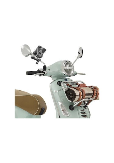 Powertec Vespa Uyumlu Ayna Bağlantılı Telefon Tutucu Black