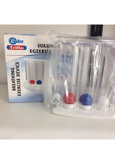 Triflo Solunum Egzersiz Cihazı Nefes Egzersiz Aleti 3 Top x 3