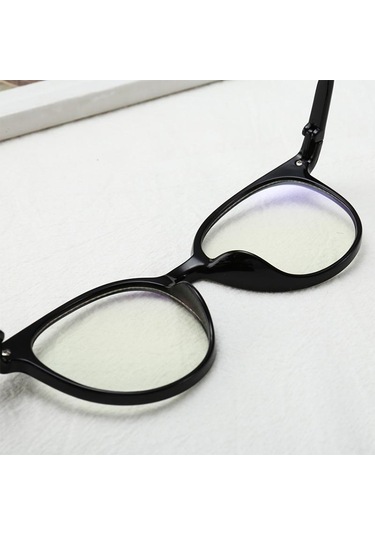Mavi Anti-radyasyon Anti- Bilgisayar Oyun Koruma Gözlük Siyah