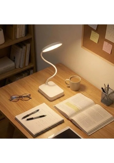 4000k Renkli Led Masa Lambası, 3 Kademe Dokunmatik Parlaklık Ayarı .