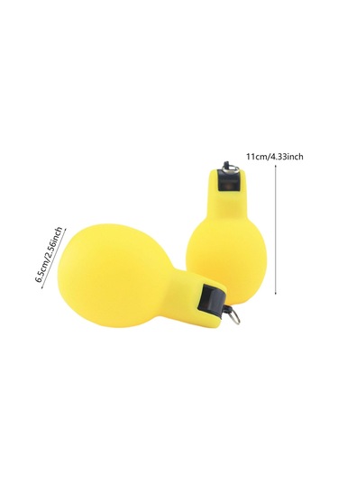 Suntek 2 Adet El Sıkma Düdükleri Manuel Yüksek Sesle Eğitim Sarı