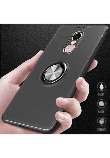Xiaomi Redmi Note 4x Kılıf Zore Ravel Silikon Kapak Siyah