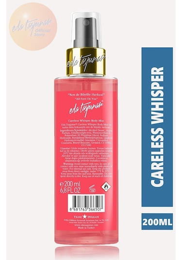 Eda Taşpınar Careless Whisper Body Mist Vücut Spreyi 200 ML