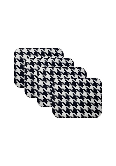 Knsz Oturma Minderi 4 Lü Artis&mutlu Kono Kumaş Tel Bar Taburesi Sandalyesi İçin Siyah