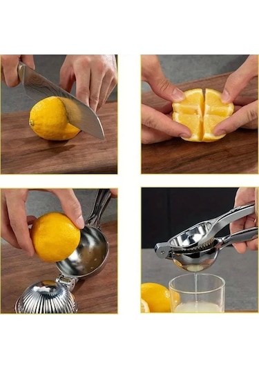 Mybru Paslanmaz Çelik Limon Sıkacağı Narenciye Sıkacağı Çok Renkli