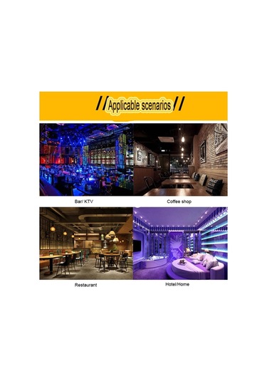 Sones Usb Şarjlı Led Yuvarlak Çubuk Kristal Lamba Ktv Atmosfer Dekoratif Işık, Renk: Mavi Diğer