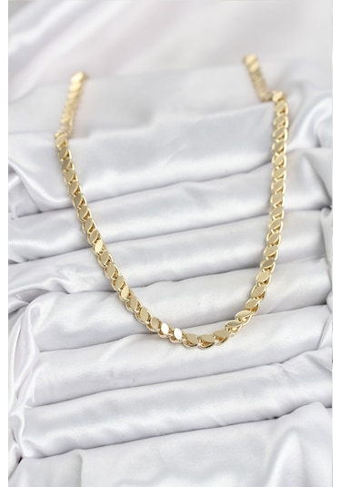 Xuping Gold Renk Arpa Kolye Altın - Beyaz