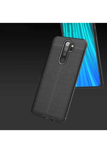Xiaomi Redmi Note 8 Pro Kilif Deri Tarzi Niss Silikon Case 389472455