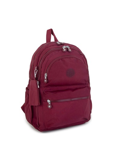 Nas Bag Unisex Zararlı Kimyasal İçermeyen Waterproof Sırt Çantası Bordo Bordo