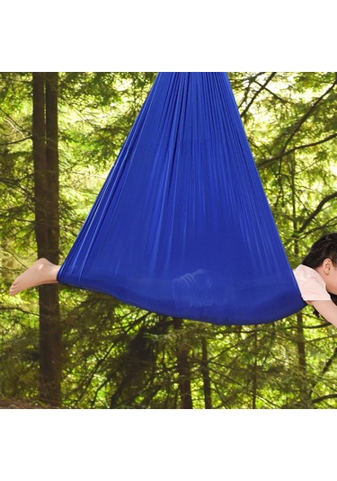 Suntek Çocuk Salıncak Hamak Balkon Için Anti Tip Sandalye Mavi