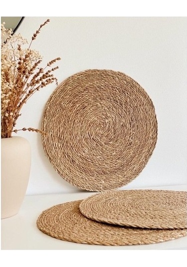 Fiza Hasır Amerikan Servis 4'lü Bej