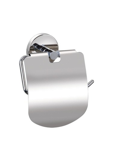 Tuvalet Kağıtlık Kapaklı Krom Gri Diğer