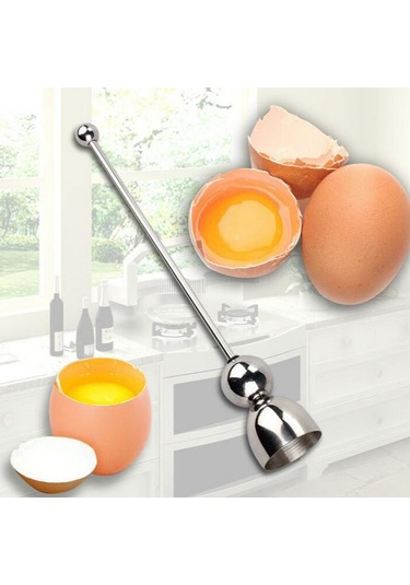 Paslanmaz Çelik Yumurta Soyacağı, Yumurta Klipsi, Yarı Haşlanmış Yumurtalar Ve Yumurtalar İçin Yumurta Açacağı