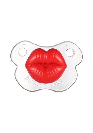 Tenfowee Bebek Uyku Pacifieri - Gülümseyen Dudak Desenli, Medikal Silikon, Bpa'sız, Diş Gelişimi İçin, 6 Aylık Ve Üzeri Bebekler İçin