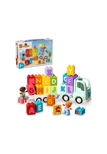 LEGO® DUPLO® Kasabası Alfabe Kamyonu Oyuncağı 10421 2+ Eğitici Oyuncak Yapım Seti - 36 Parça